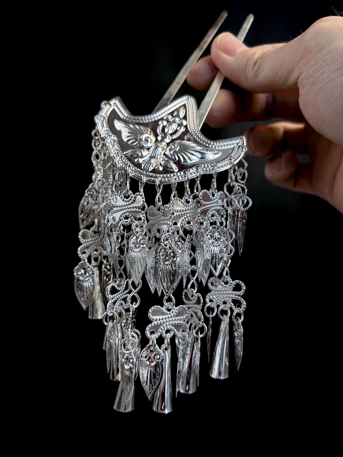 Cocoon & Leaf Hairpin