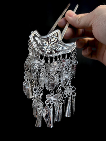 Cocoon & Leaf Hairpin