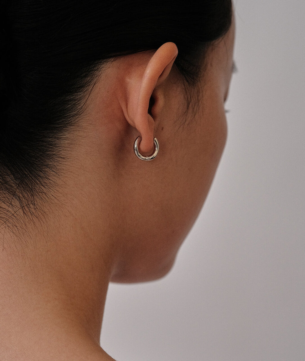 Simple Wave Silver Earrings,Lumivault.